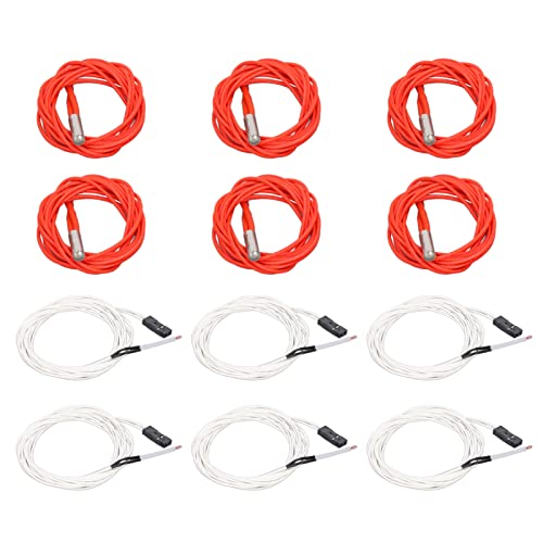 RASTKY Thermistordraht 6pcs Heizstangen 3D -Drucker Heiße Endkit Zubehör Ender 3-24 V 40W Patronenheizung Ersatz von RASTKY