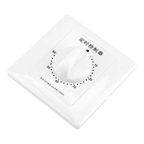 RASTKY Timer Countdown 220 V Wasserpumpe - Mechanische Intelligente Zeitregelung (60-minütiger Zeitschalter) von RASTKY