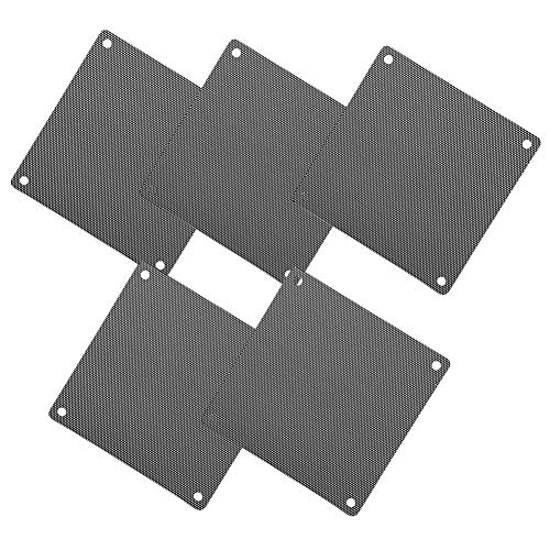 RASTKY Titel: 120 Mm Lüfterstaubfilterabdeckung für PC + 5pcs 12 * 12 cm PC Computer Lüfterabdeckung Staubdichtes Aufbewahrungsbeutel Schwarz + Staubdichtes Hüllenabdeckung von RASTKY