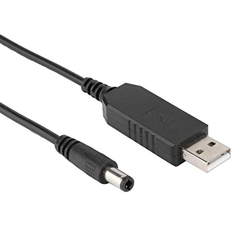 RASTKY USB -Boost -Kabel Low Power Geräte USB Bis 5,5 Mm X 2,1 Mm Schnittstelle 5V zu 12 V Boost Line Schreibtischlampen/Router/Modems to Power Tippkabel von RASTKY