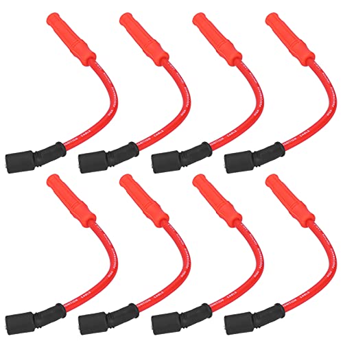 RASTKY Ultralow -Widerstand 10,5 Mm Zündkerzendrähte Set von 8 4,8 5,3 6.0 Motoren von RASTKY