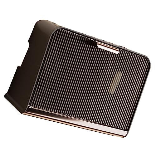RASTKY Wandmontierte WiFi -Router -Speicherbox Einsatzstreifen mit Großer Kapazitätsleistung und Kabelspeicher. (Kaffeefarbe, große Größe: 30 x 12 x 22 cm) von RASTKY