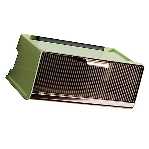 RASTKY Wandmontierte WiFi -Router -Speicherbox Einsatzstreifen mit Großer Kapazitätsleistung und Kabelspeicher. (Mittlere Cyan-Größe: 30 x 13,5 x 12,5 cm) von RASTKY