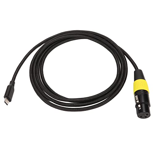 RASTKY XLR zu USB C -Kabel, Flexibler Typ -C Mann Zum XLR Weiblichen Kordanschluss Adapter PC, Telefon und Tablet (#1) von RASTKY