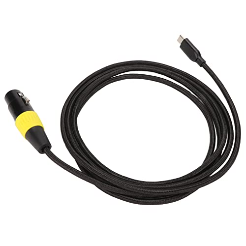 RASTKY XLR zu USB C -Kabel, Flexibler Typ -C Mann Zum XLR Weiblichen Kordanschluss Adapter PC, Telefon und Tablet (#2) von RASTKY