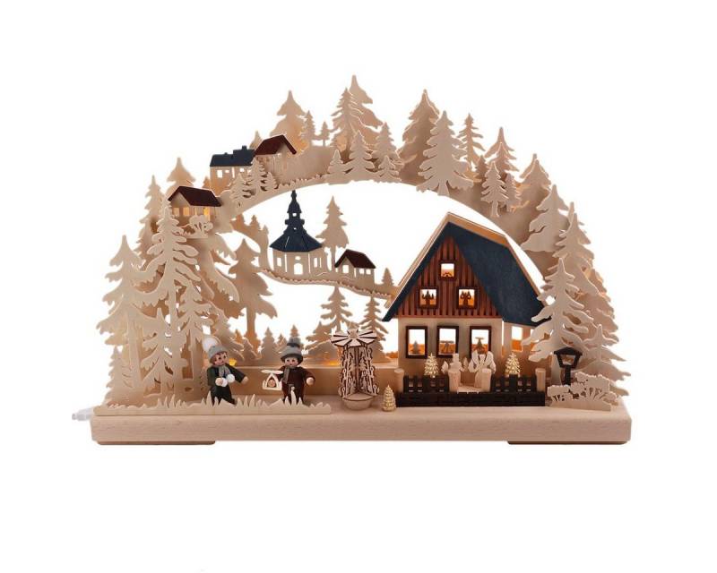 RATAGS Lichterbogen Schwibbogen Pyramidenhaus von RATAGS