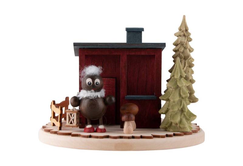 RATAGS Kunsthandwerk Räuchermännchen Räucherhaus Pitti (12cm) von RATAGS Holzdesign von RATAGS Kunsthandwerk