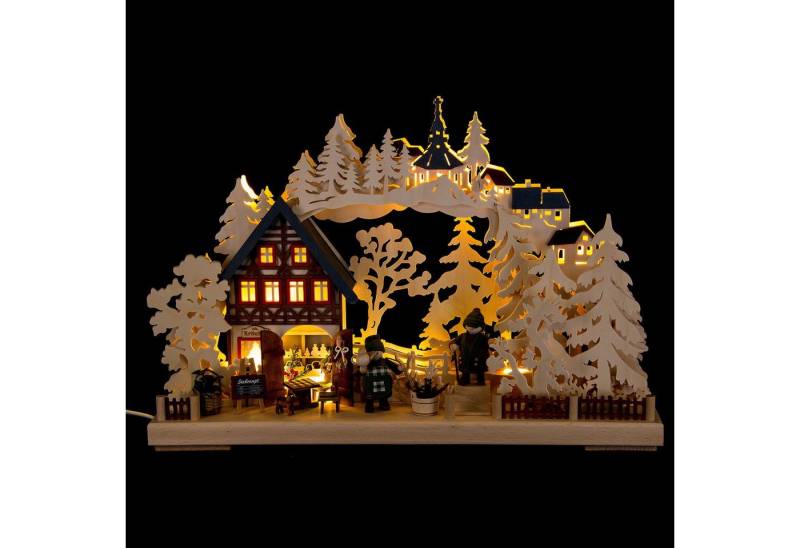 RATAGS Kunsthandwerk Schwibbogen 3D-Schwibbogen Kräuterstube (43x30cm) von RATAGS Holzdesign von RATAGS Kunsthandwerk