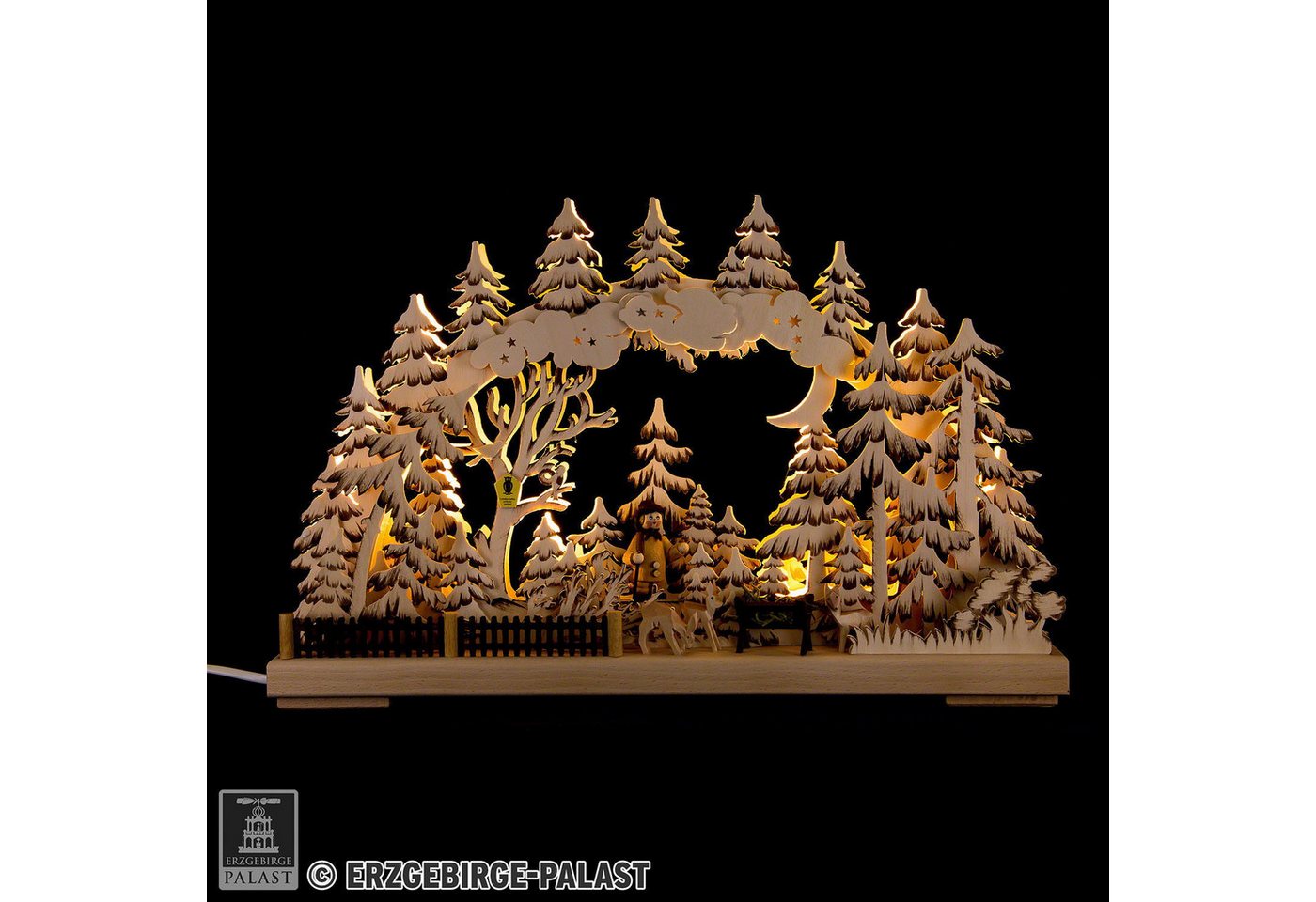 RATAGS Kunsthandwerk Schwibbogen 3D-Schwibbogen Naturschutzgebiet (43x30cm) von RATAGS Holzdesign von RATAGS Kunsthandwerk