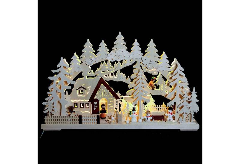 RATAGS Kunsthandwerk Schwibbogen 3D-Schwibbogen Winterlandschaft (62x39x8cm) von RATAGS Holzdesign von RATAGS Kunsthandwerk