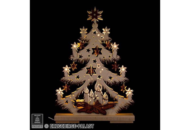 RATAGS Kunsthandwerk Schwibbogen Lichterspitze Sternchen (32x44cm) von RATAGS Holzdesign von RATAGS Kunsthandwerk