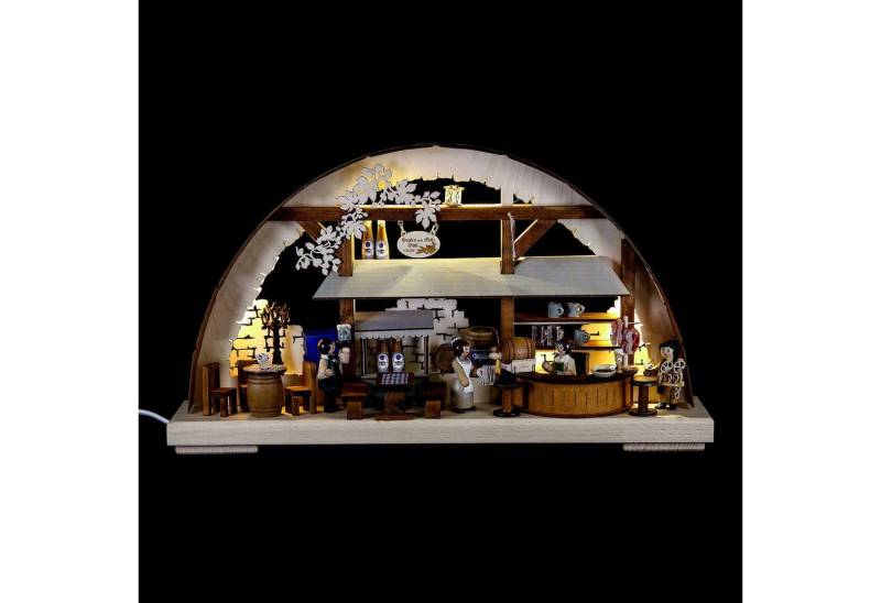RATAGS Kunsthandwerk Schwibbogen Schwibbogen Hofbräuhaus (43x30cm) von RATAGS Holzdesign von RATAGS Kunsthandwerk
