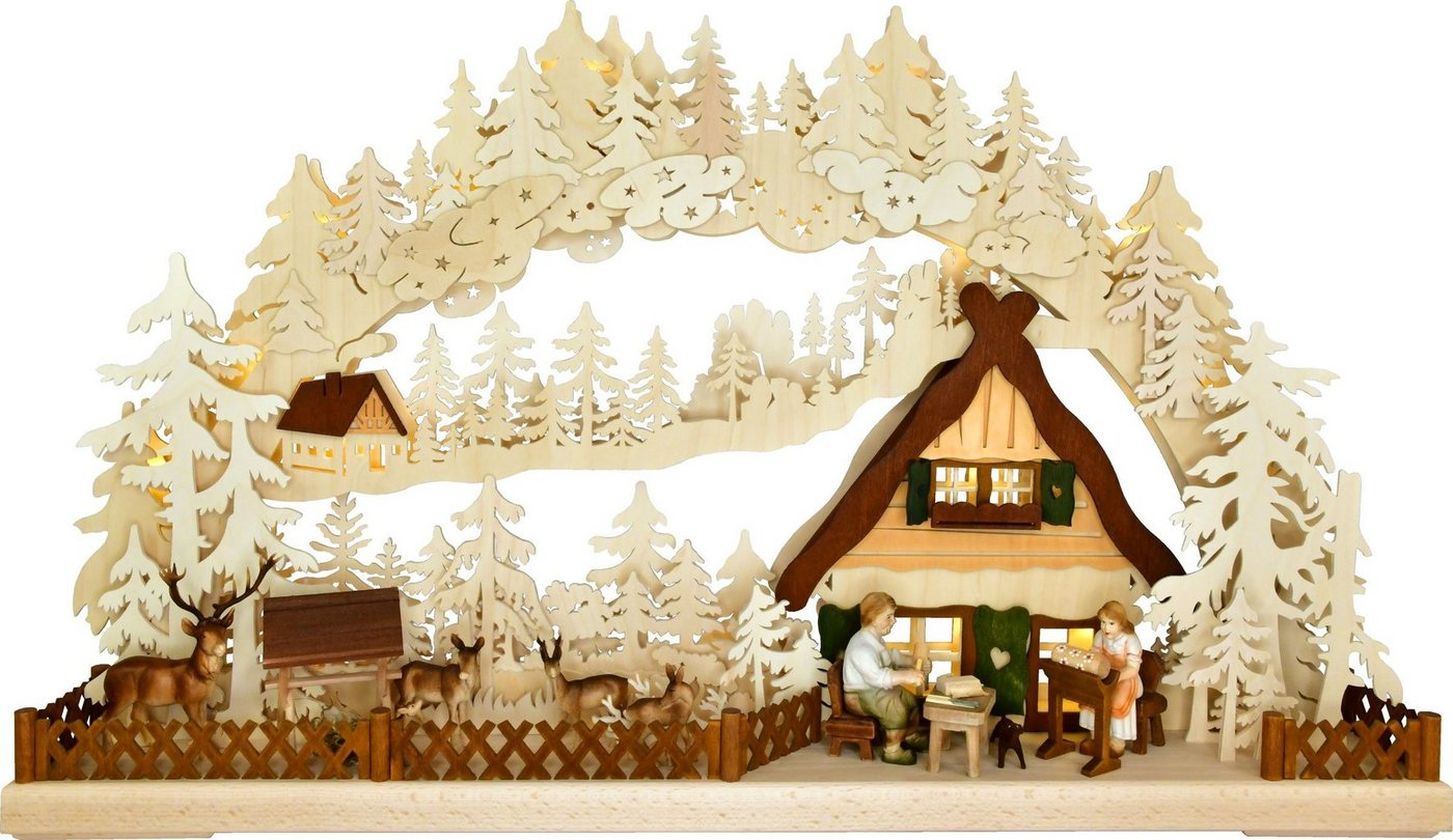 RATAGS LED Schwibbogen 3D-Schwibbogen, Lichterbogen Handwerker am Wildgehege, Handwerkskunst original Erzgebirge RATAGS LED Schwibbogen 3D-Schwibbogen, Lichterbogen Handwerker am Wildgehege, Handwerkskunst original Erzgebirge von RATAGS