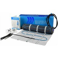 Elektro-Flächenheizung Fußbodenheizung unter Fliesen Elektro-Heizmatte 150 w 4,5 m² von RATIODÄMM