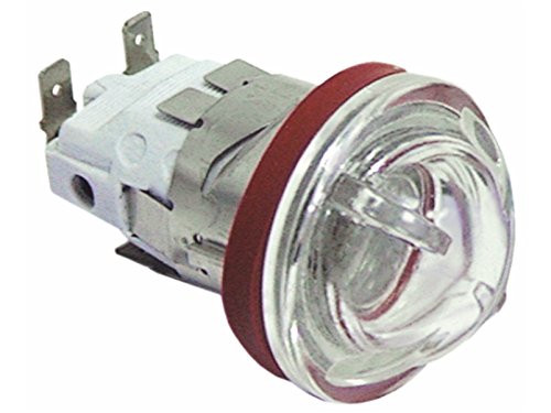Ofen Lampe Montage Ø 35,5 mm 230 V 15 W Sockel E14 Temp. -resist. 300 °C Anschluss Stecker Faston 6,3 mm Ofen Lampe Montage Ø 35,5 mm 230 V 15 W Sockel E14 Temp. -resist. 300 °C Anschluss Stecker Faston 6,3 mm von RATIONAL