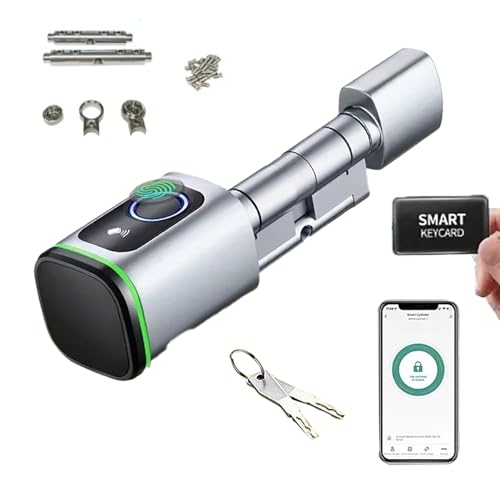 Elektronisches Türschloss,Fingerprint Haustür,Biotech Fingerabdruck-Schließzylinder,IP65,Mit RFID-Karte,Mit Bluetooth,Geeignet Für Türen Von 35-50mm Elektronisches Türschloss,Fingerprint Haustür,Biotech Fingerabdruck-Schließzylinder,IP65,Mit RFID-Karte,Mit Bluetooth,Geeignet Für Türen Von 35-50mm von RATSTONE