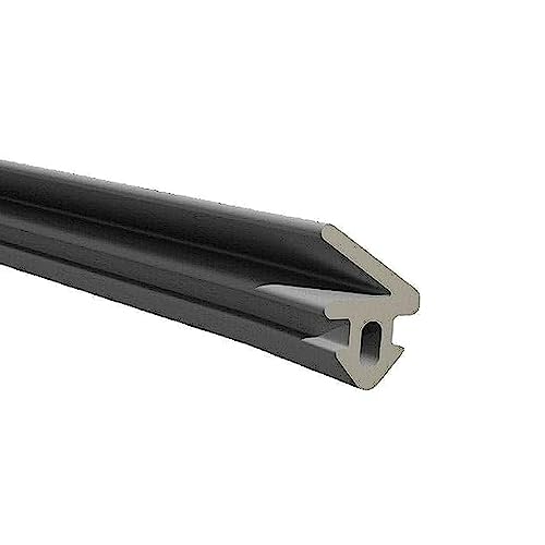 Fensterdichtung Selbstklebend,Gummi Dichtband PVC-U Fensterdichtung,Haustür Dichtung,Gummidichtung,aus EDPM, Wärme- und Schalldämmend, Schwarz, S-1125 Profil, 20 Meter von RATSTONE