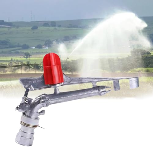 Impulsregner Große Abdeckung Innengewinde,25–360 Grad Sprinkler Mit Großer Reichweite,Rasensprenger Rasen Airbrush,Für Die Sprinklerbewässerung Von Rasenflächen,Parks,Sportplätzen Und Autobahnen von RATSTONE