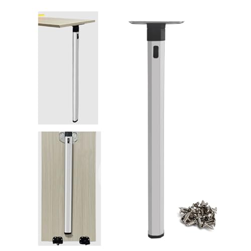 RATSTONE Tischbeine Klappbar,Removable Table Leg Rv Accessories,72 cm Laptop Table Leg,Zusammenklappbar,Aus Edelstahl,Geeignet Für Wohnwagen,Wohnmobile,Yachten (Silber) von RATSTONE