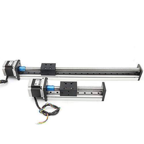 RATTMMOTOR Linearführung,300mm Verfahrweg Länge Linear Schienenführung CNC Linearschlitten Tisch Lineartischantrieb CBX1605 Kugelumlaufspindel mit NEMA23 Schrittmotor von RATTMMOTOR