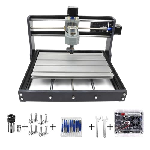 RATTMMOTOR CNC Fräsmaschine 3018-Pro,3 Achsen Fräs-/Graviermaschine GRBL Streurung, 3018-Pro CNC Router, 4G-USB-Flash-Laufwerk, Arbeitbereich 300x180x450mm für PVC PCB Holzschnitzen DIY Engraver RATTMMOTOR CNC Fräsmaschine 3018-Pro,3 Achsen Fräs-/Graviermaschine GRBL Streurung, 3018-Pro CNC Router, 4G-USB-Flash-Laufwerk, Arbeitbereich 300x180x450mm für PVC PCB Holzschnitzen DIY Engraver von RATTMMOTOR