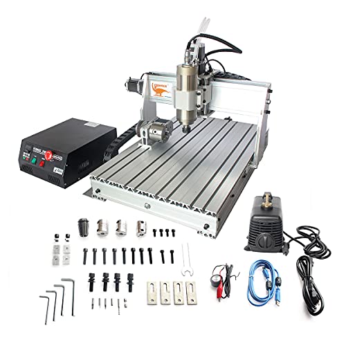 RATTMMOTOR CNC Fräsmaschine, 4 Achsen 6040 Mach3 USB Anschluss CNC-Fräs-Graviermaschine mit 2.2KW wassergekühlter Spindelmotor und Steuerbox Kit 220VAC EU STOCK RATTMMOTOR CNC Fräsmaschine, 4 Achsen 6040 Mach3 USB Anschluss CNC-Fräs-Graviermaschine mit 2.2KW wassergekühlter Spindelmotor und Steuerbox Kit 220VAC EU STOCK von RATTMMOTOR