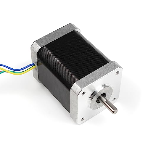 RATTMMOTOR Nema 17 Schrittmotor Nema 17 Stepper Motor,4 Drähte Stepping Motor 65Ncm (95oz.in) Hochgeschwindigkeits Bipolar 1,8 Grad 2 Phase 1,8A 42x42x60mm für 3D Drucker,CNC-Fräse,Roboter von RATTMMOTOR