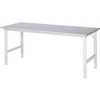Arbeitstisch Tom BxTxH 2000x800x760-1080mm, Stahlblech Arbeitsplatte - RAU Arbeitstisch Tom BxTxH 2000x800x760-1080mm, Stahlblech Arbeitsplatte - RAU von RAU