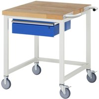 Fahrbare Werkbank 8001, B750xT900xH880mm, 1x Schublade-TA - RAU Fahrbare Werkbank 8001, B750xT900xH880mm, 1x Schublade-TA - RAU von RAU