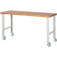 Fahrbare Werkbank höhenverstellbar 7000-1, B2000xT700xH950-1000mm - RAU von RAU