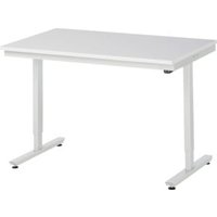 RAU Arbeitstisch adlatus 150 elektrisch höhenverstellbar Arbeitsplatte mit Melaminharzbeschichtung von RAU