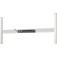 RAU - Energieleiste mit Halteschiene, B1250xT85xH80mm, RAL7035 von RAU