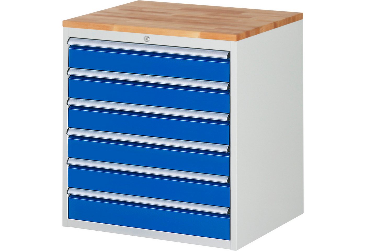 RAU Hängeschuhschrank Schubladenschrank 770x650x825mm B-Top-25mm 6xSchublade-TA lichtgrau/en RAU Hängeschuhschrank Schubladenschrank 770x650x825mm B-Top-25mm 6xSchublade-TA lichtgrau/en von RAU