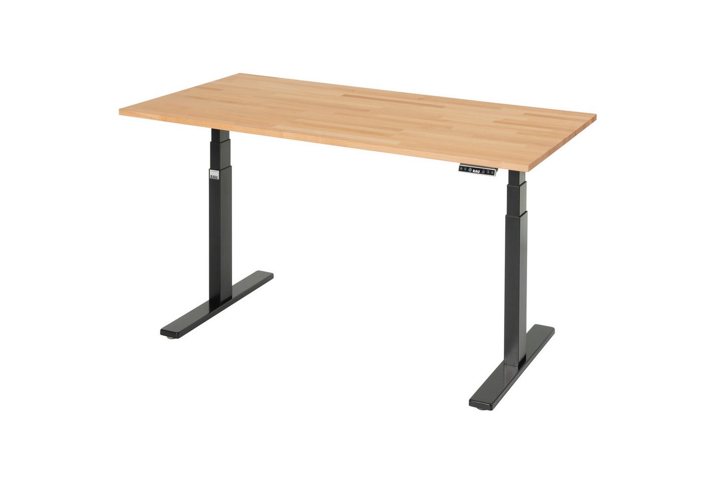 RAU Schreibtisch Schreibtisch adlatus 100 1500x800x650-1300 B-Platte schwarz RAU Schreibtisch Schreibtisch adlatus 100 1500x800x650-1300 B-Platte schwarz von RAU