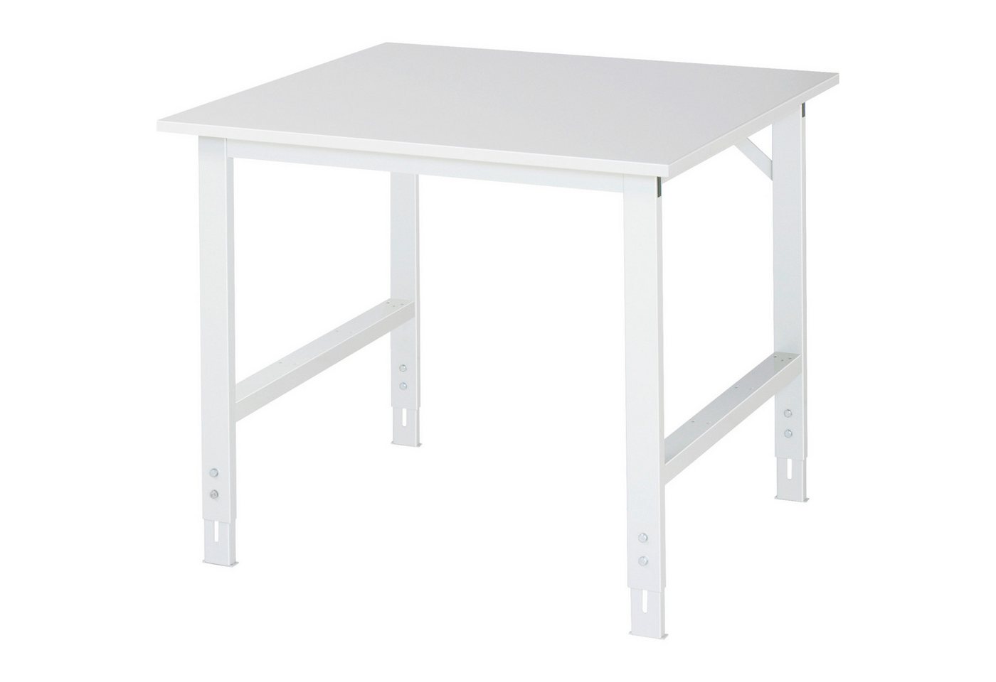 RAU Werkbank Arbeitstisch 1000x1000x760-1080 M-Platte 22mm lichtgrau RAU Werkbank Arbeitstisch 1000x1000x760-1080 M-Platte 22mm lichtgrau von RAU