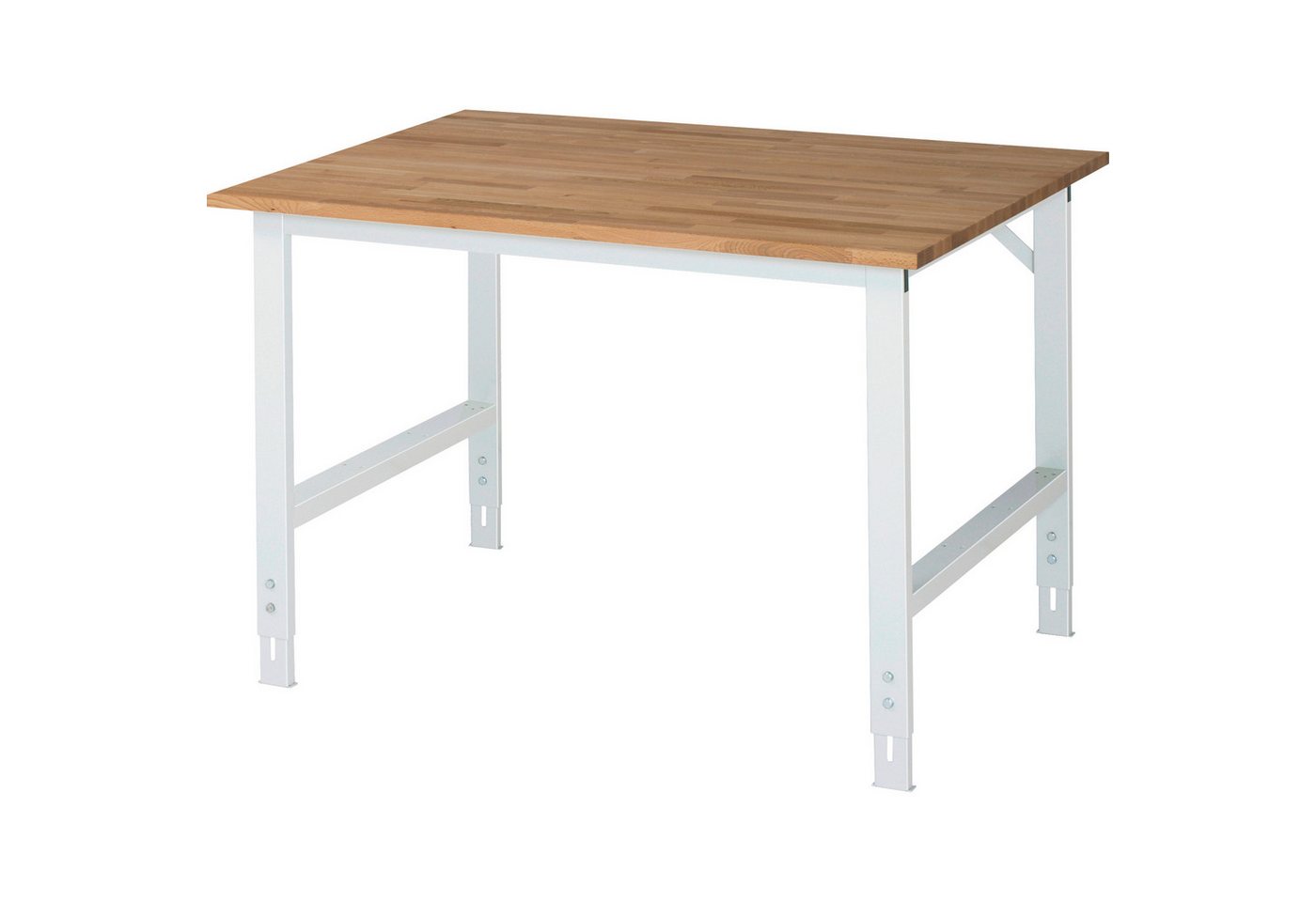 RAU Werkbank Arbeitstisch 1250x1000x760-1080 B-Platte 25mm lichtgrau RAU Werkbank Arbeitstisch 1250x1000x760-1080 B-Platte 25mm lichtgrau von RAU