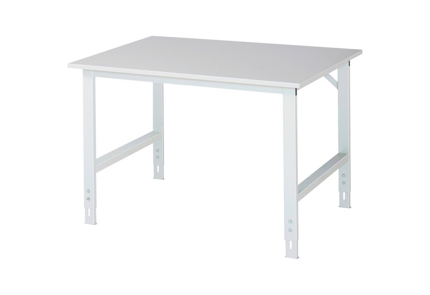 RAU Werkbank Arbeitstisch 1250x1000x760-1080 M-Platte 22mm lichtgrau RAU Werkbank Arbeitstisch 1250x1000x760-1080 M-Platte 22mm lichtgrau von RAU