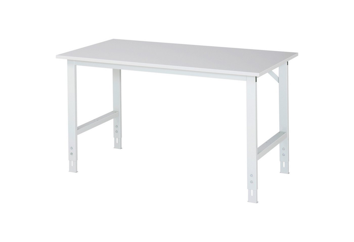 RAU Werkbank Arbeitstisch 1500x800x760-1080 M-Platte 22mm lichtgrau RAU Werkbank Arbeitstisch 1500x800x760-1080 M-Platte 22mm lichtgrau von RAU