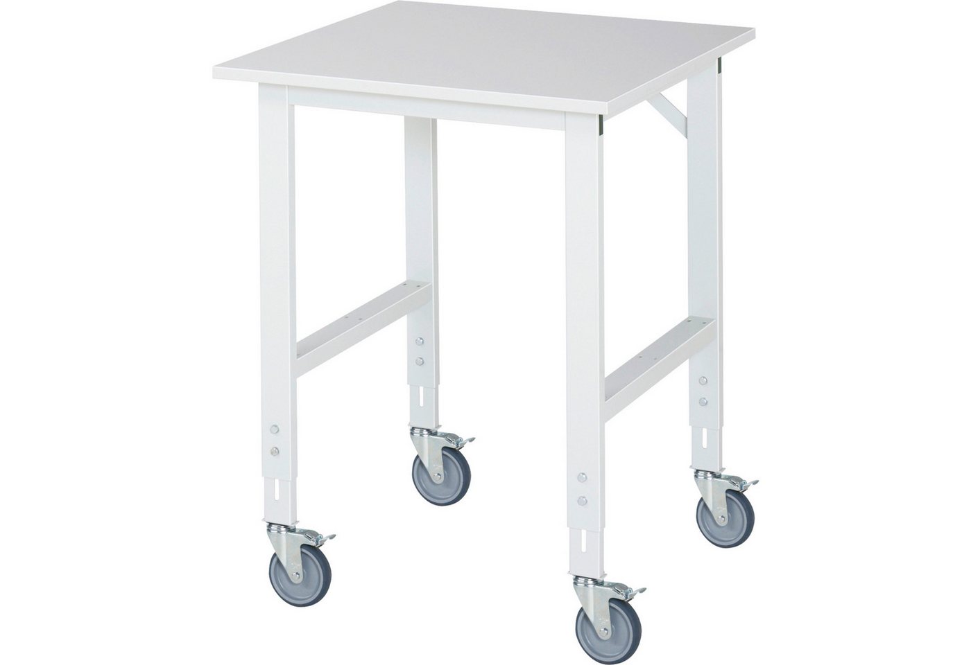 RAU Werkbank Arbeitstisch 750x800x910-1230 fahrbar M-Platte 22mm lichtgrau RAU Werkbank Arbeitstisch 750x800x910-1230 fahrbar M-Platte 22mm lichtgrau von RAU