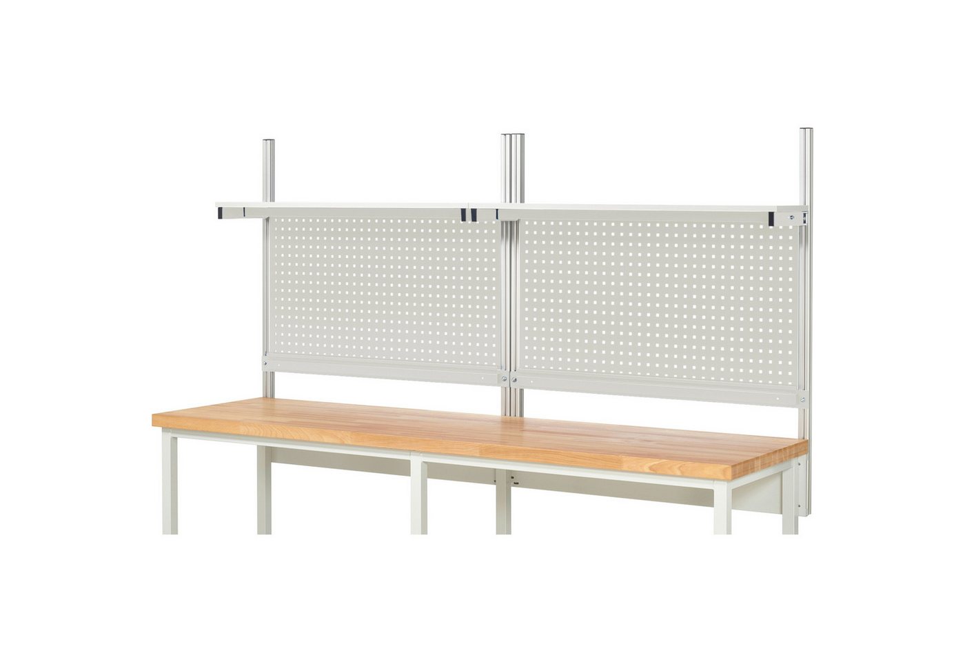 RAU Werkbank System-Aufbau EE Komplettset 01 2500mm lichtgrau/lichtgrau RAU Werkbank System-Aufbau EE Komplettset 01 2500mm lichtgrau/lichtgrau von RAU