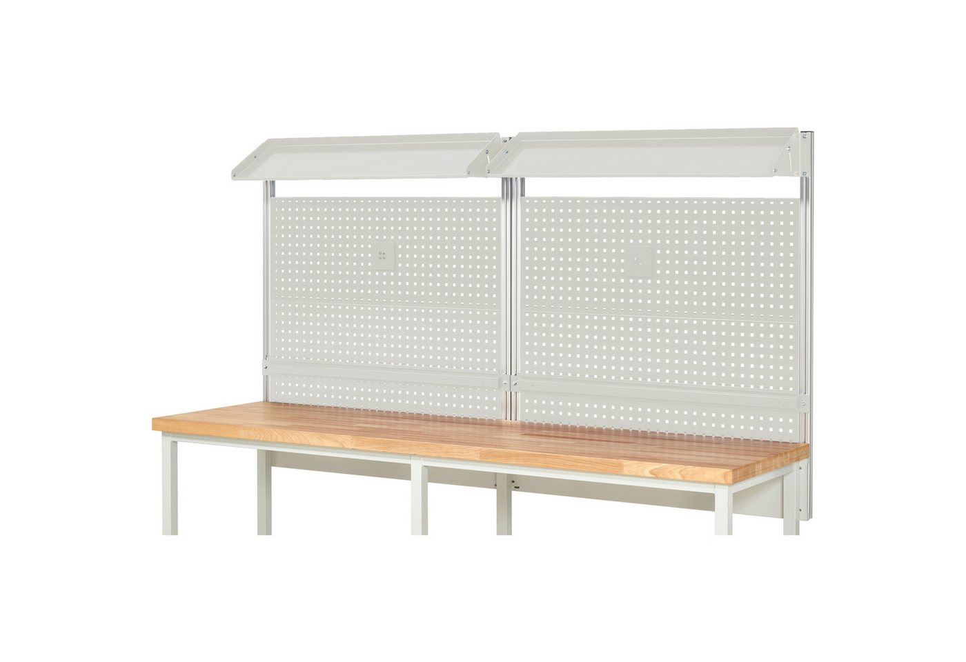 RAU Werkbank System-Aufbau EE Komplettset 02 2500mm lichtgrau/lichtgrau RAU Werkbank System-Aufbau EE Komplettset 02 2500mm lichtgrau/lichtgrau von RAU
