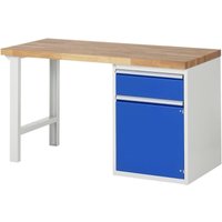 Werkbank 7502A1, B1500xT700xH890mm, 1x Schublade-TA, 1x Tür - RAU Werkbank 7502A1, B1500xT700xH890mm, 1x Schublade-TA, 1x Tür - RAU von RAU