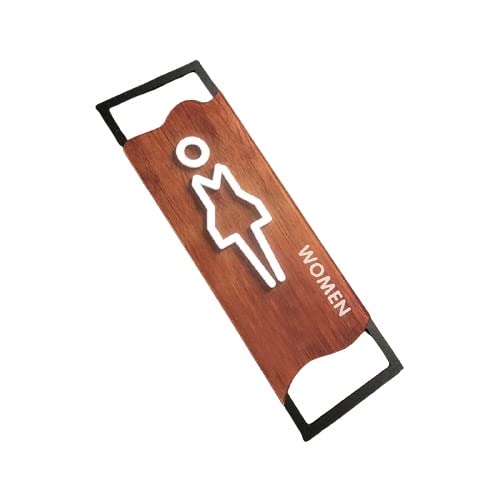 RAUGAJ 1Pc Vintage Badezimmertür Schilder Plaque, Acryl -Toilettenschilder Männer Und Frauen Diy Waschraum Wandlieferungen/a RAUGAJ 1Pc Vintage Badezimmertür Schilder Plaque, Acryl -Toilettenschilder Männer Und Frauen Diy Waschraum Wandlieferungen/a von RAUGAJ