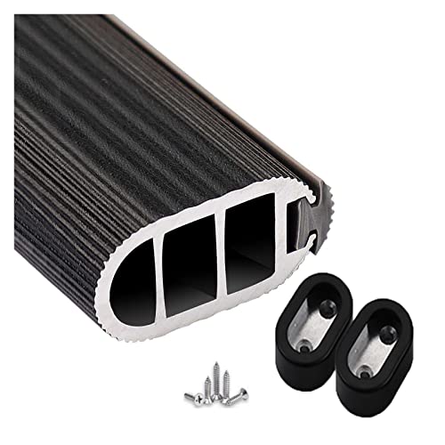 RAUGAJ 2,4 Mm Dicke Kleiderhängestange, Aluminiumlegierung Ovaler Duschvorhangstange - Wasser/Rost -Proof, Cuttable -Kleidungsstange Für Kleiderschränke/Eingangs-/Flur/Black/50Cm/19.7In RAUGAJ 2,4 Mm Dicke Kleiderhängestange, Aluminiumlegierung Ovaler Duschvorhangstange - Wasser/Rost -Proof, Cuttable -Kleidungsstange Für Kleiderschränke/Eingangs-/Flur/Black/50Cm/19.7In von RAUGAJ