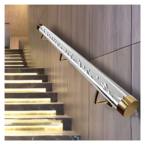 RAUGAJ Ältere Anti-Skid-Treppenhandläufe , Acrylkristall-Finish , Modern Innenräume , Loft , Korridor Grab-Bar, Umfassen Kit , 0,5-6 M Langes Armlehnen,/3.0M/9.8Ft RAUGAJ Ältere Anti-Skid-Treppenhandläufe , Acrylkristall-Finish , Modern Innenräume , Loft , Korridor Grab-Bar, Umfassen Kit , 0,5-6 M Langes Armlehnen,/3.0M/9.8Ft von RAUGAJ