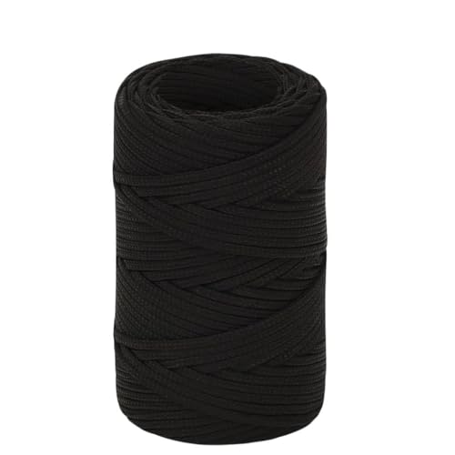 RAUGAJ Arbeitsseil, schwarz, 2 mm, 500 m, Polyester, Artikelfarbe: Schwarz von RAUGAJ