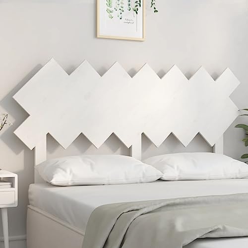 RAUGAJ Dieser Artikel: Bett-Kopfteil, weiß, 151,5 x 3 x 81 cm, Massivholz, Kiefer von RAUGAJ