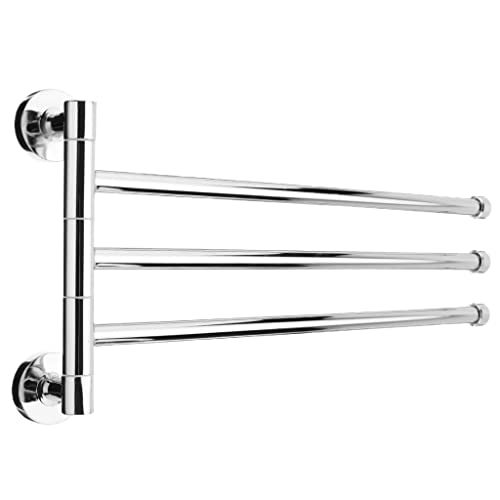 RAUGAJ Edelstahl Schwenkschwingarm Handtuchhalter Stange Rail Buger Rack Wandmontage Für Bad Montiert von RAUGAJ