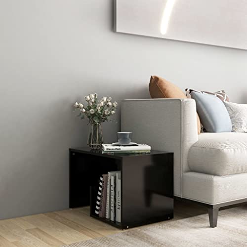 RAUGAJ Furniture Home Tools Beistelltisch, Holz, 59 x 36 x 38 cm, Schwarz von RAUGAJ