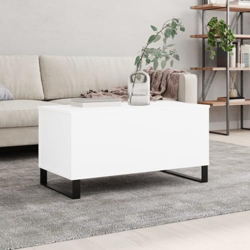 RAUGAJ Furniture Home Tools Couchtisch, Holz, 90 x 44,5 x 45 cm, Weiß von RAUGAJ